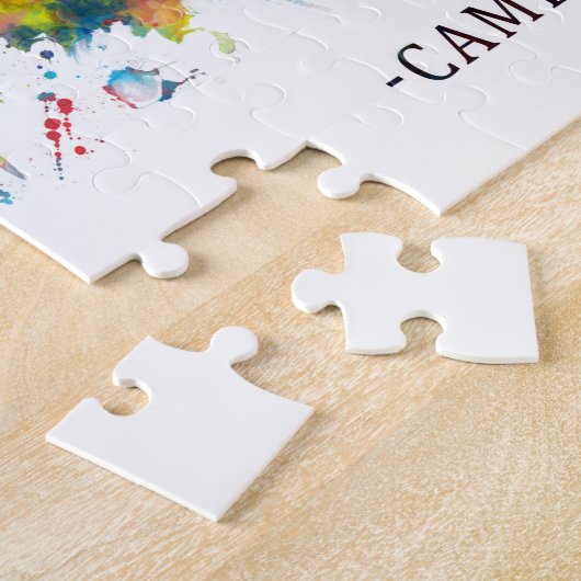 Cambridge Massachusetts Skyline Puzzle (Seite)