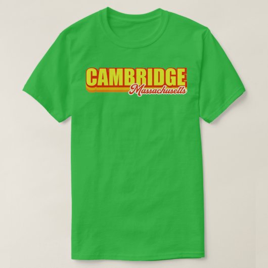 Cambridge Massachusetts T-Shirt (Design vorne)