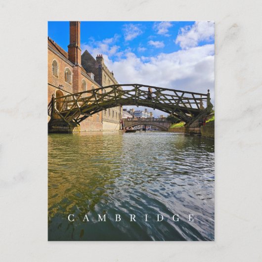 Cambridge Mathematical Bridge View Postcard Postkarte (Vorderseite)