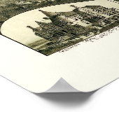 Cambridge, OH Panorama Karte - 1897 Poster (Ecke)