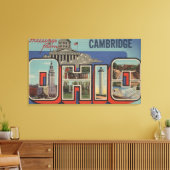Cambridge, Ohio - Große Buchstabenszenen Leinwanddruck (Insitu (Wohnzimmer))