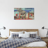 Cambridge, Ohio - Große Buchstabenszenen Leinwanddruck (Insitu (Schlafzimmer))