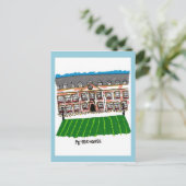 Cambridge Peterhouse Postcard Postkarte (Stehend Vorderseite)