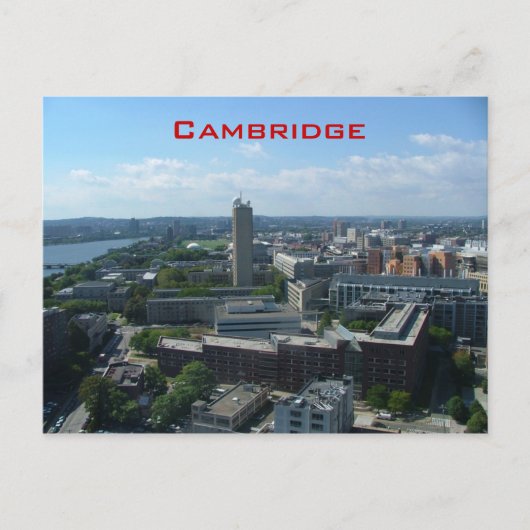 Cambridge Postkarte (Vorderseite)