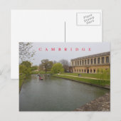 Cambridge River Cam View Postkarte (Vorne/Hinten)