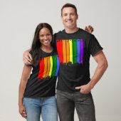 Cambridge Skyline Rainbow LGBT Gay Pride T-Shirt (Unisex)