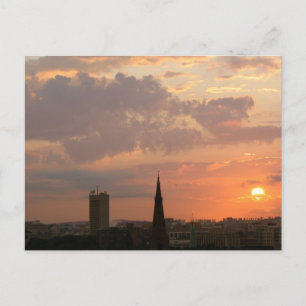 Cambridge Sunset Postkarte