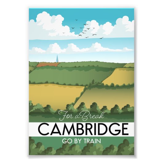 Cambridge Train Travel Poster (Vorne)