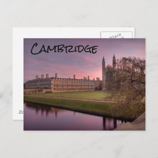 Cambridge, UK, Postcard Postkarte (Vorne/Hinten)