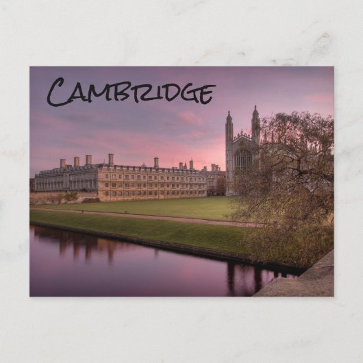 Cambridge, UK, Postcard Postkarte (Vorderseite)