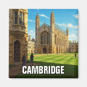 Cambridge University England Travel Magnet (Vorne)