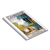 Cambridge Vintage Travel Poster Zurück Notizblock (Rechte Seite)