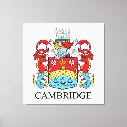 Cambridge-Wappen Leinwanddruck (Vorderseite)