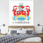 Cambridge-Wappen Leinwanddruck (Insitu (Schlafzimmer))
