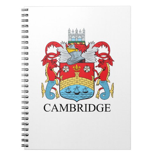 Cambridge-Wappen Notizblock (Vorderseite)