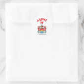 Cambridge-Wappen Runder Aufkleber (Tasche)