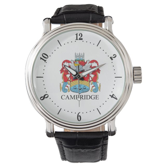 Cambridge-Wappen-Schlüsselanhänger Armbanduhr (Vorderseite)