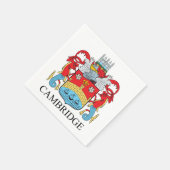 Cambridge-Wappen Serviette (Ecke)