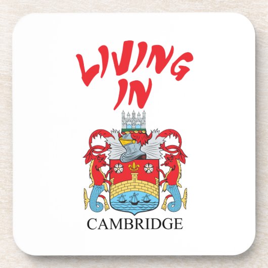 Cambridge-Wappen Untersetzer (Vorderseite)