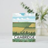 Cambridge Zug Reiseposter Magnet (Stehend Vorderseite)