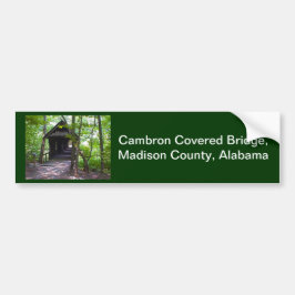 Cambron Covered Bridge, Madison Landkreis, Alabama Autoaufkleber