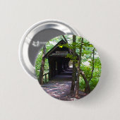 Cambron Covered Bridge, Madison Landkreis, Alabama Button (Vorne & Hinten)