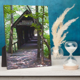 Cambron Covered Bridge, Madison Landkreis, Alabama Fotoplatte