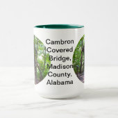 Cambron Covered Bridge, Madison Landkreis, Alabama Tasse (Zentrum)