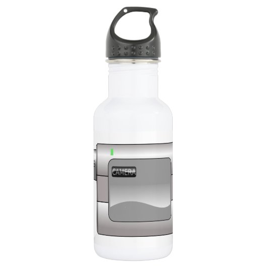 Camcorder Edelstahlflasche (Vorderseite)