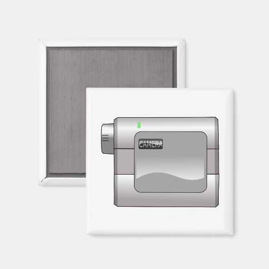 Camcorder Magnet (Vorderseite/Rückseite)