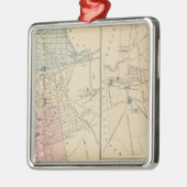 Camden, Atlantic City, Woodbury, Mt Holly Silbernes Ornament (Links)