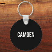 Camden Cool New Jersey Nj Fan Funny Gift Tee  Schlüsselanhänger (Vorderseite)