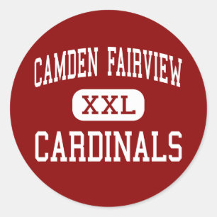 Camden Fairview - Kardinal - Hoch - Camden Runder Aufkleber