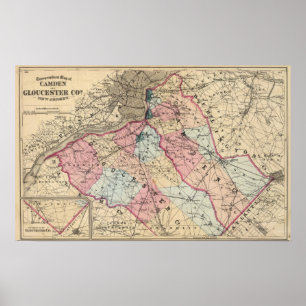 Camden, Gloucester-Landkreise, NJ Poster