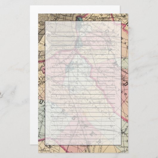 Camden, Gloucester Landkreises, NJ Briefpapier (Vorne/Hinten)