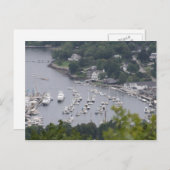Camden Harbor Postkarte (Vorne/Hinten)