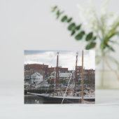 Camden Harbor Postkarte (Stehend Vorderseite)