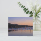 Camden Harbour Sunrise Postkarte (Stehend Vorderseite)