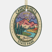 Camden Hills Staat Park Maine Abzeichen Keramik Ornament (Rechts)