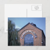 Camden Lock - Let's Go Shopping - London Postkarte (Vorne/Hinten)