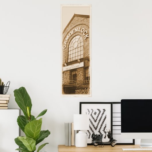 Camden Lock - London Poster (Heimbüro)