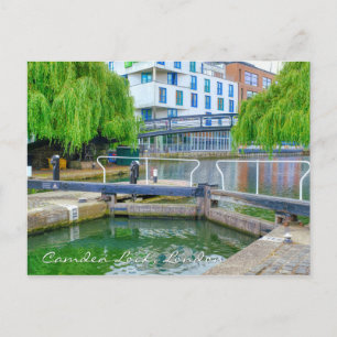 Camden Lock Postcard, London UK Postkarte