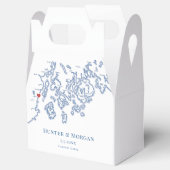 Camden Maine Elegant Wedding Geschenkschachtel (Geöffnet)