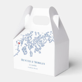Camden Maine Elegant Wedding Geschenkschachtel