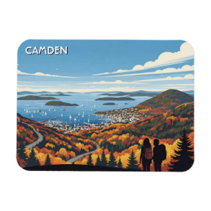Camden Maine Reise Magnet
