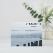 Camden Maine Reise Postkarte (Stehend Vorderseite)