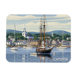 Camden Maine Travel Magnet