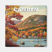 Camden Maine Travel Magnet (Vorne)