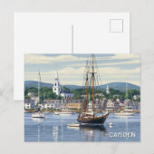 Camden Maine Travel Postkarte (Vorne/Hinten)