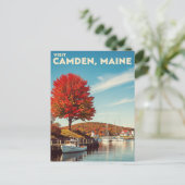 Camden Maine Travel Postkarte (Stehend Vorderseite)